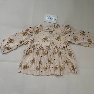 Wild Wawa Marigold Top 12-18M NWT